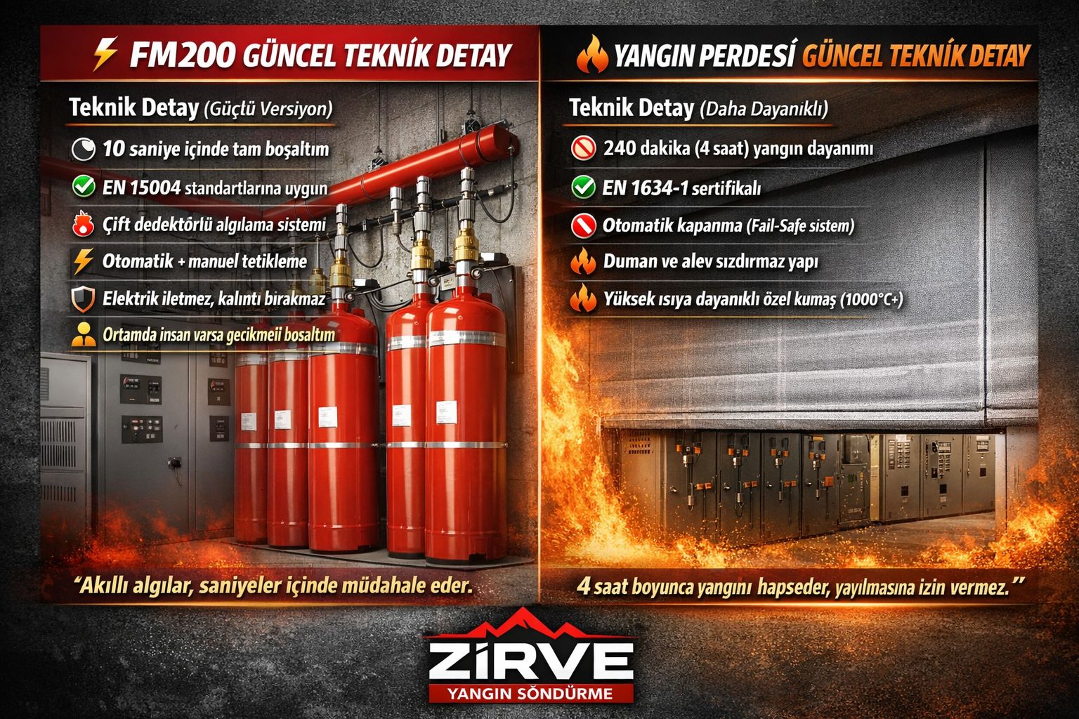 iZMiR KATiP ÇELEBi ÜNÜVERSiTESi TRAFO ODALARI YANGIN PERDESI